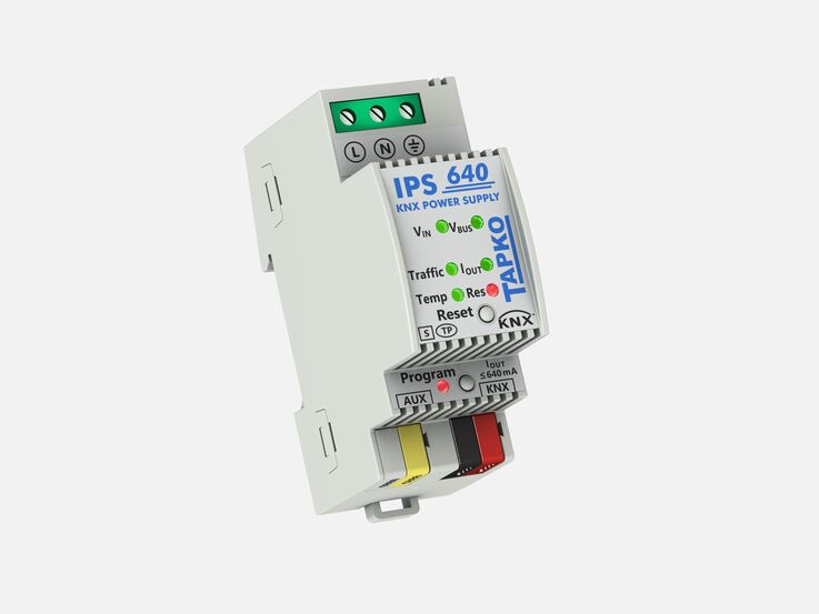 IPS640: intelligent KNX Power Supply 640 mA