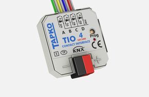 TIO4-Sec: KNX 4-fach Tasterschnittstelle Secure